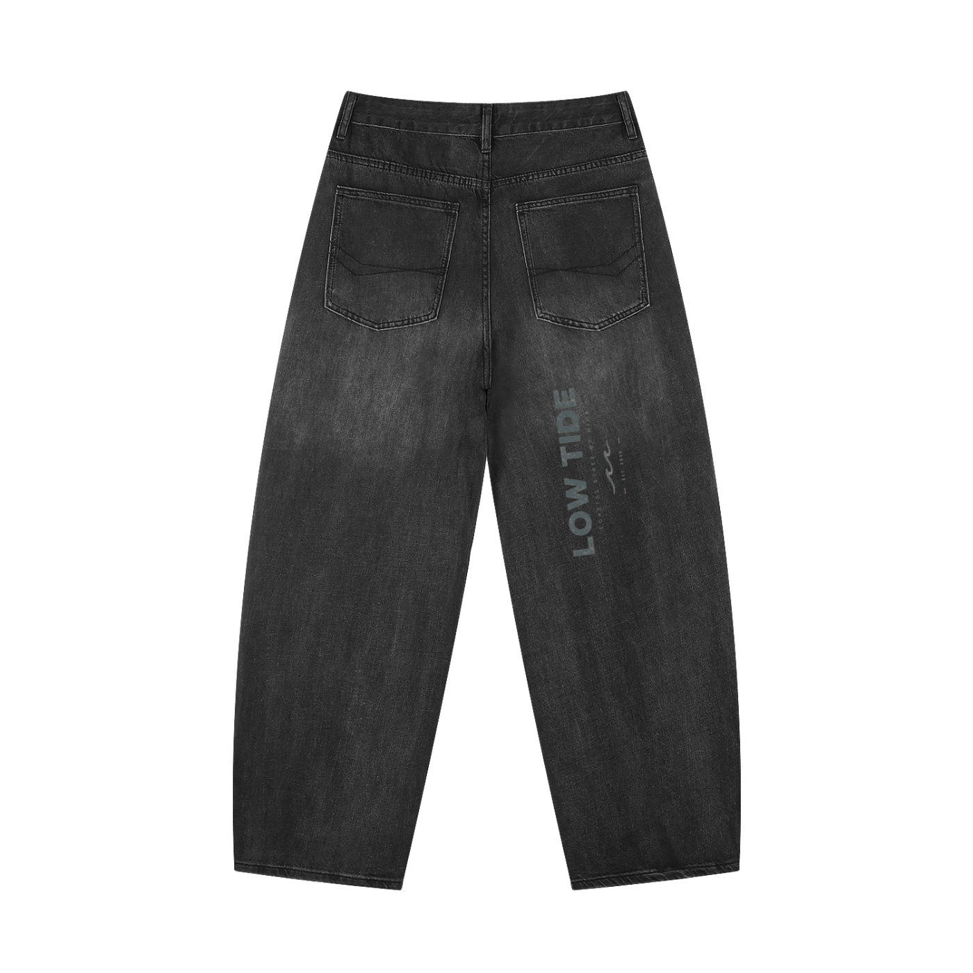 Men's Sunfade Vintage Wash Barrel Leg Jeans