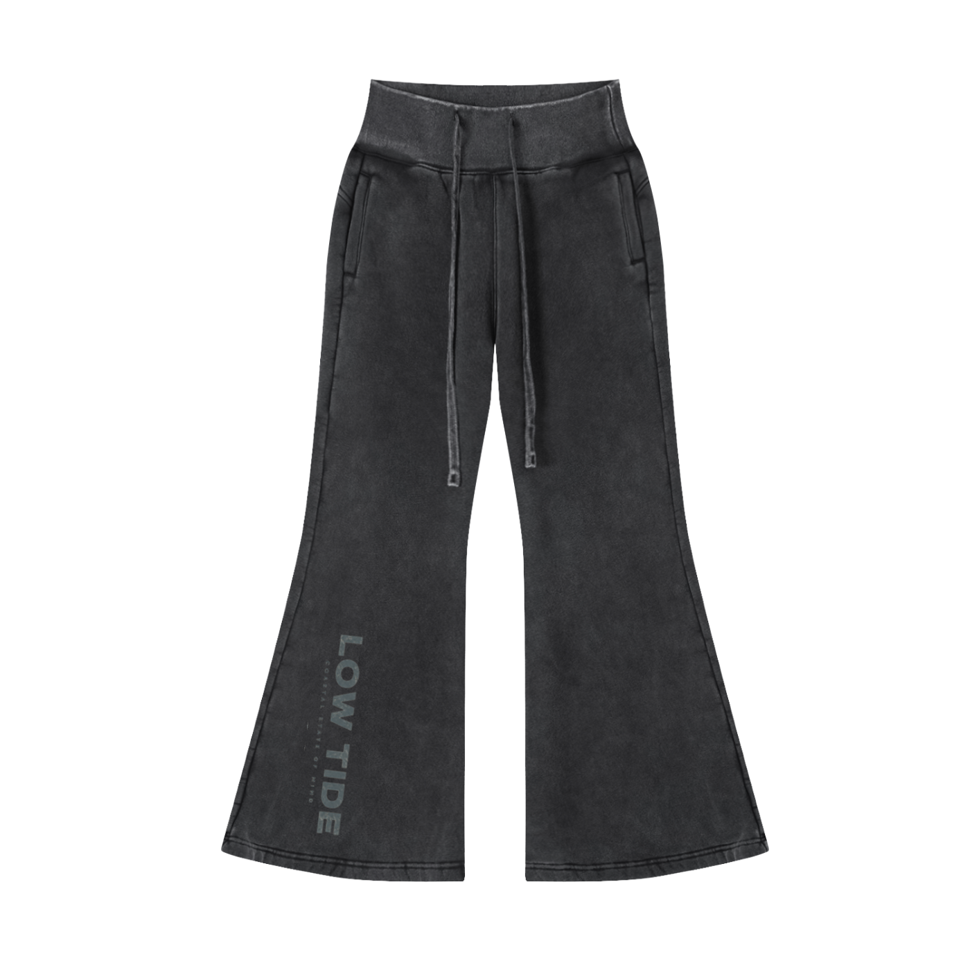 Vintage Washed Flared Fleece Pants