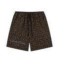 Heavyweight Leopard Drawstring Shorts