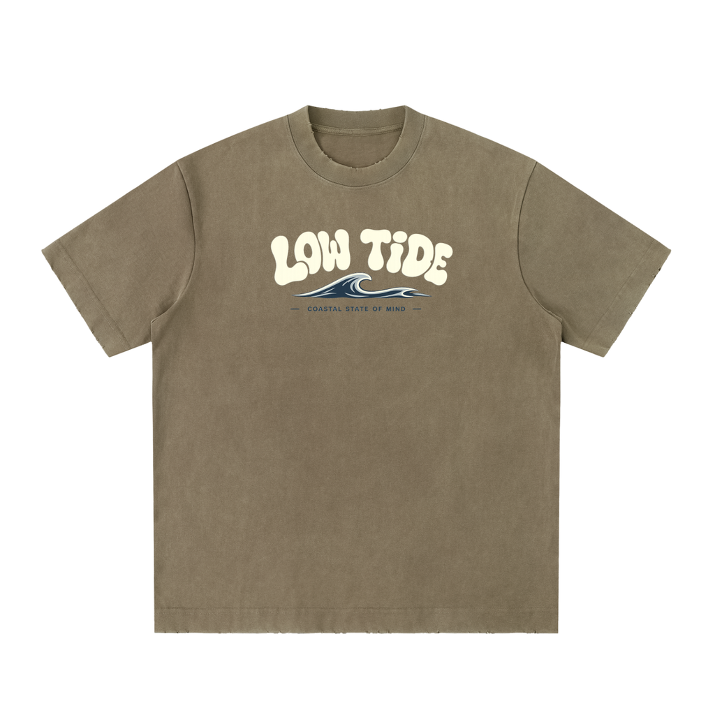 Bubble boo - Heavyweight Vintage Washed Frayed T-Shirt