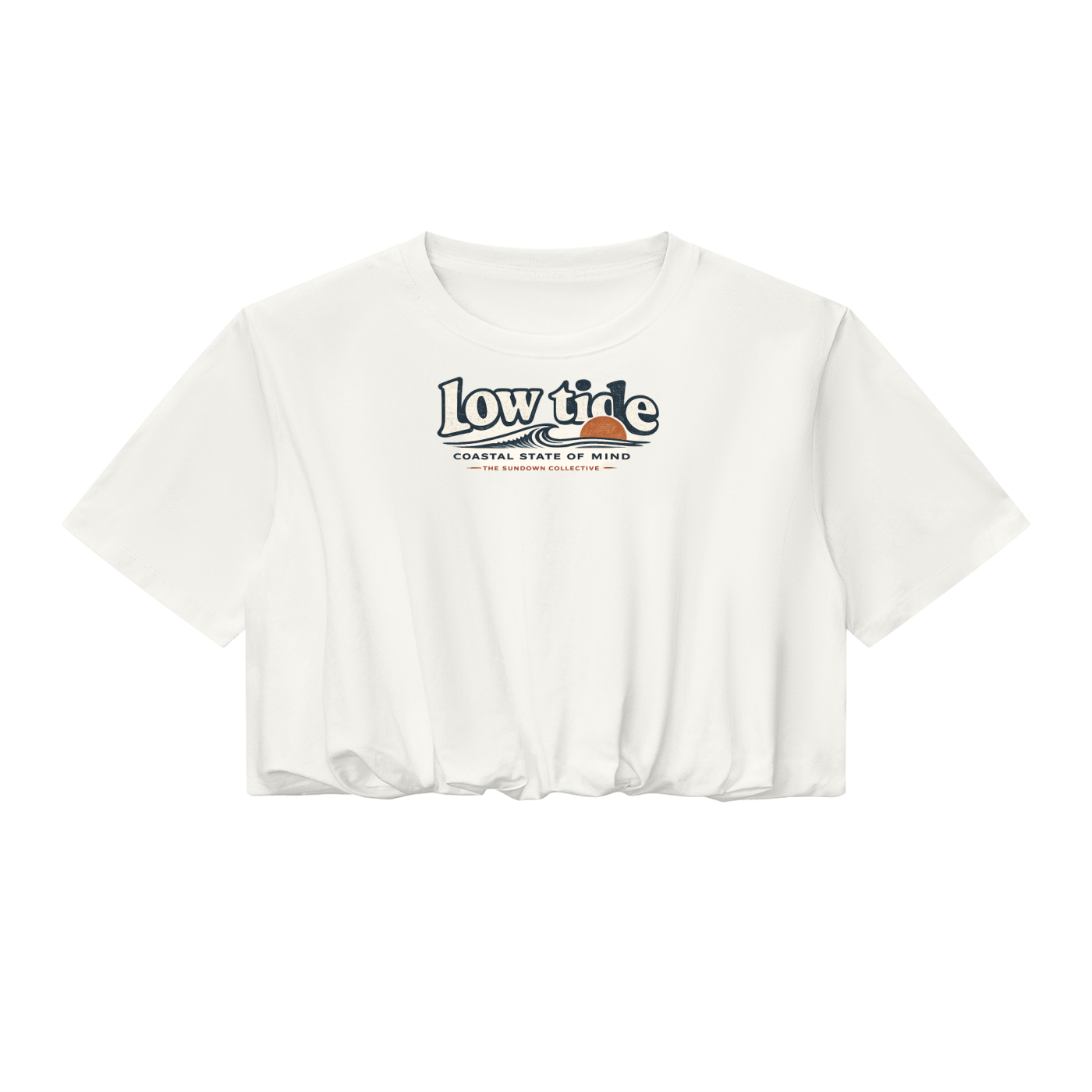 Women’s Crop Bubble Hem T-Shirt