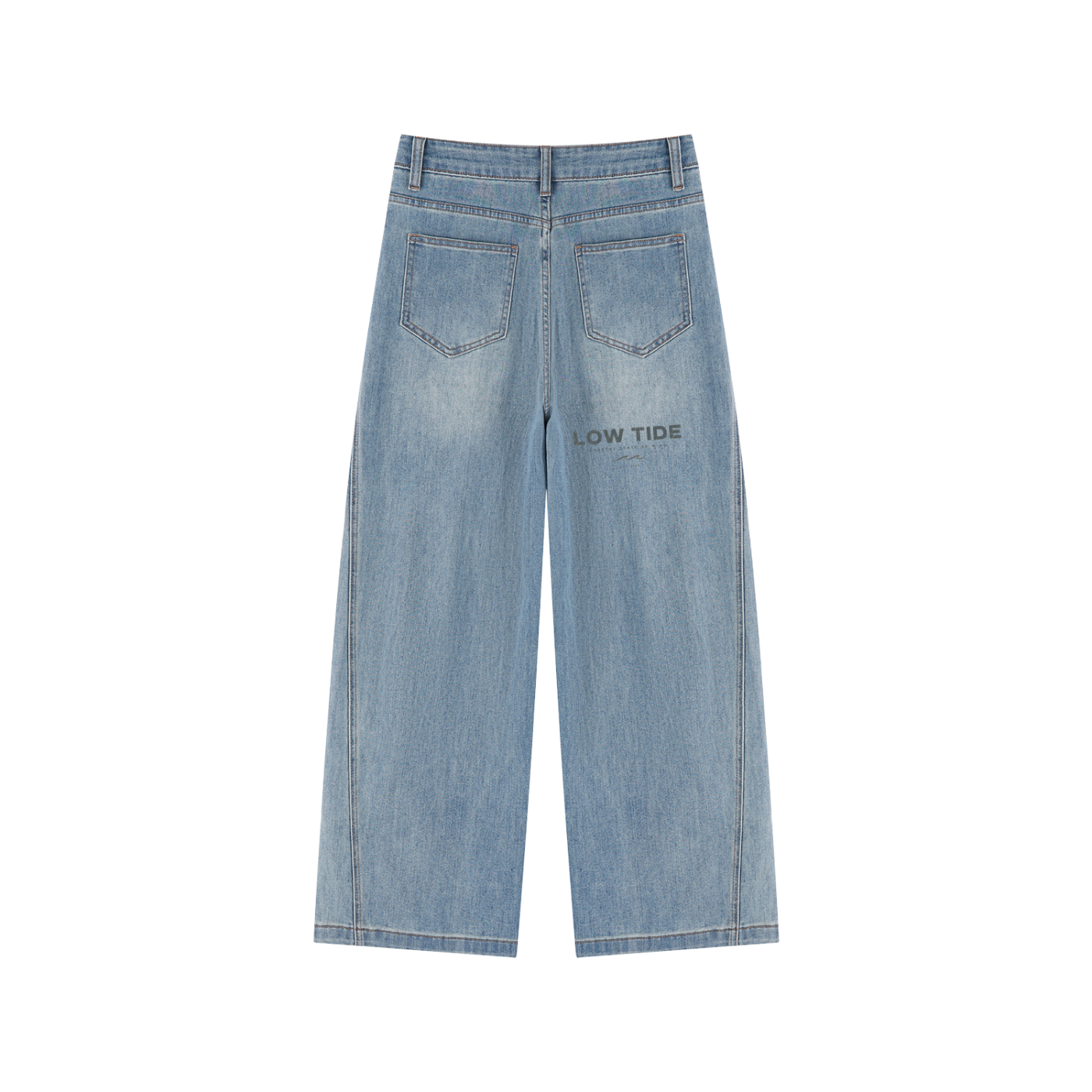 Women’s Vintage Wash High Rise Wide Leg Jeans