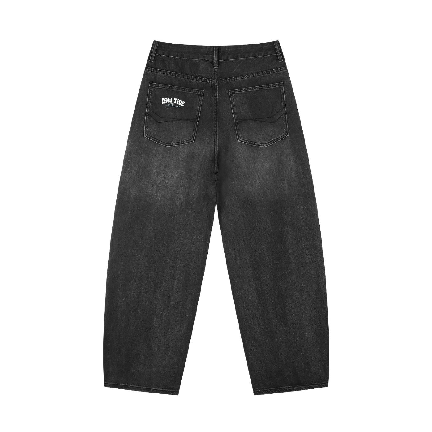 Men's Sunfade Vintage Wash Barrel Leg Jeans