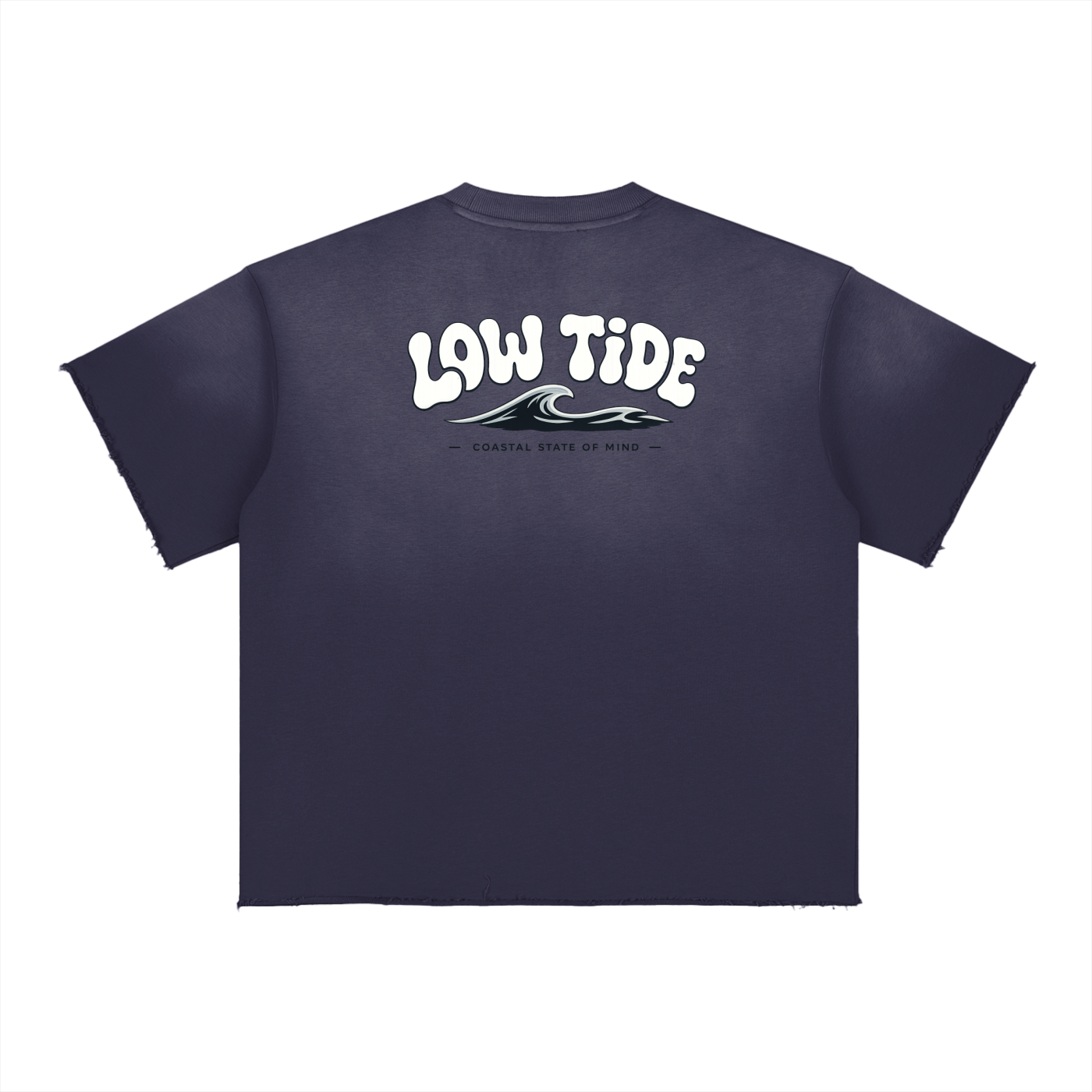 =-Sun Fade Raw Edge T-Shirt-=