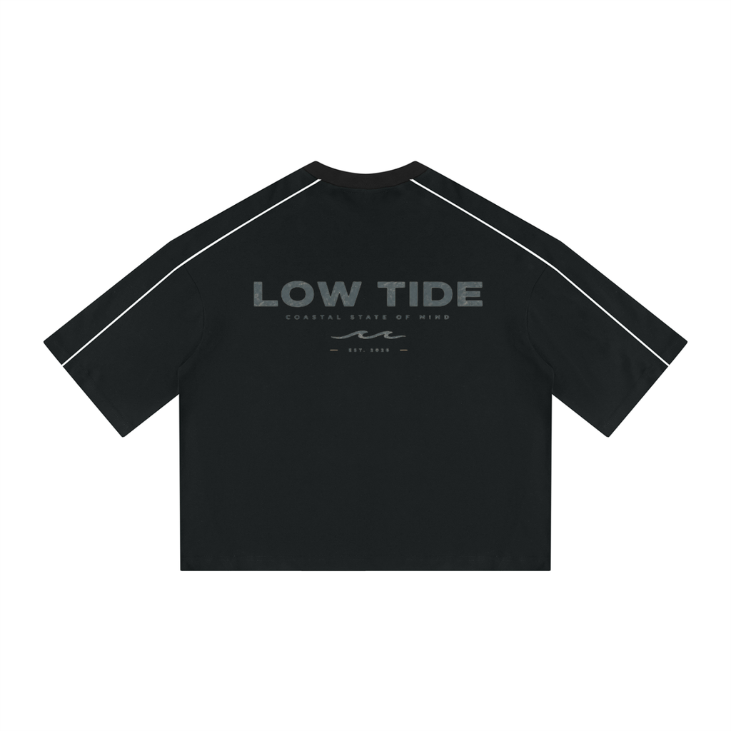 Unisex Heavyweight Boxy Piping T-Shirt