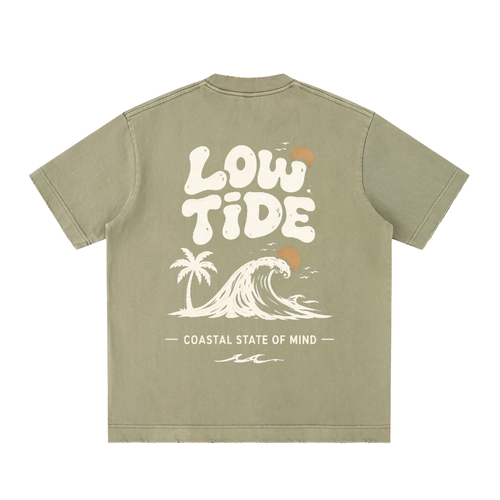 Bubble boo - Heavyweight Vintage Washed Frayed T-Shirt
