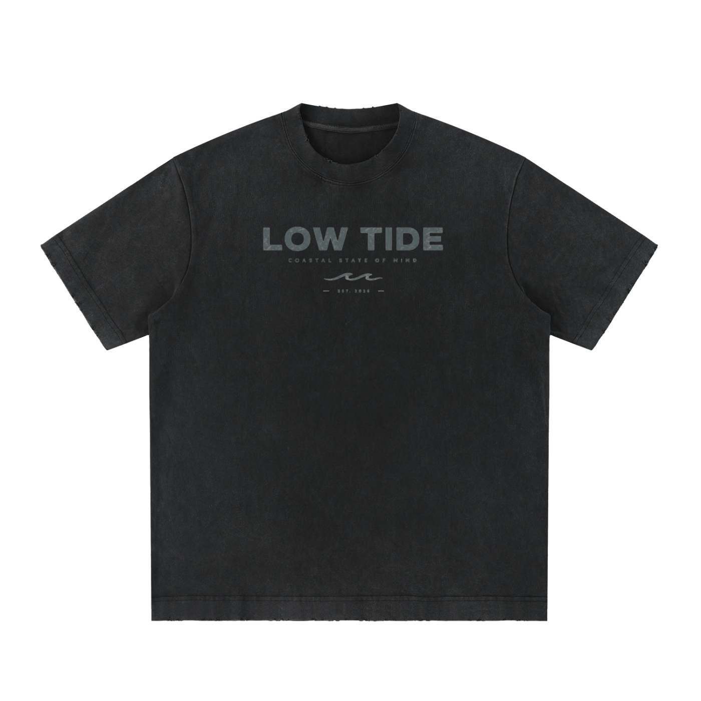Heavyweight Vintage Washed Frayed T-Shirt