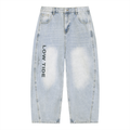 Men's Vintage Wash Sunfade Barrel Leg Jeans