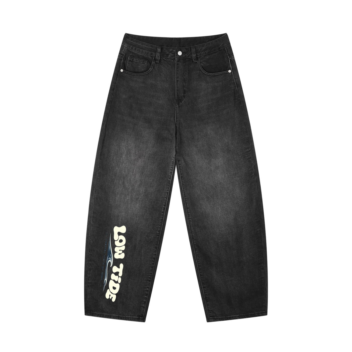Men's Sunfade Vintage Wash Barrel Leg Jeans (2)