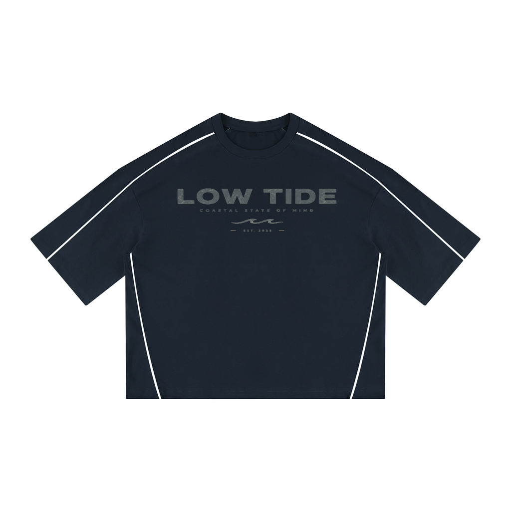 Unisex Heavyweight Boxy Piping T-Shirt