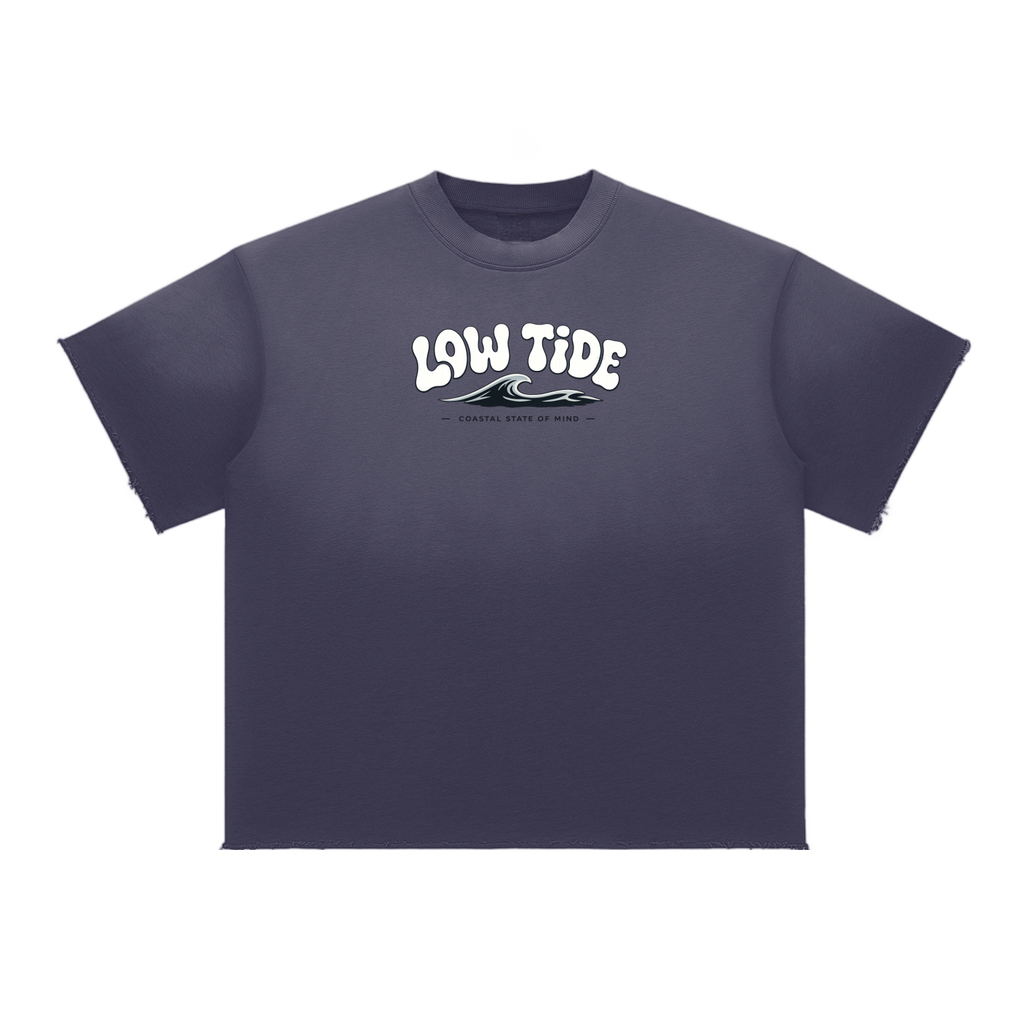 =-Sun Fade Raw Edge T-Shirt-=