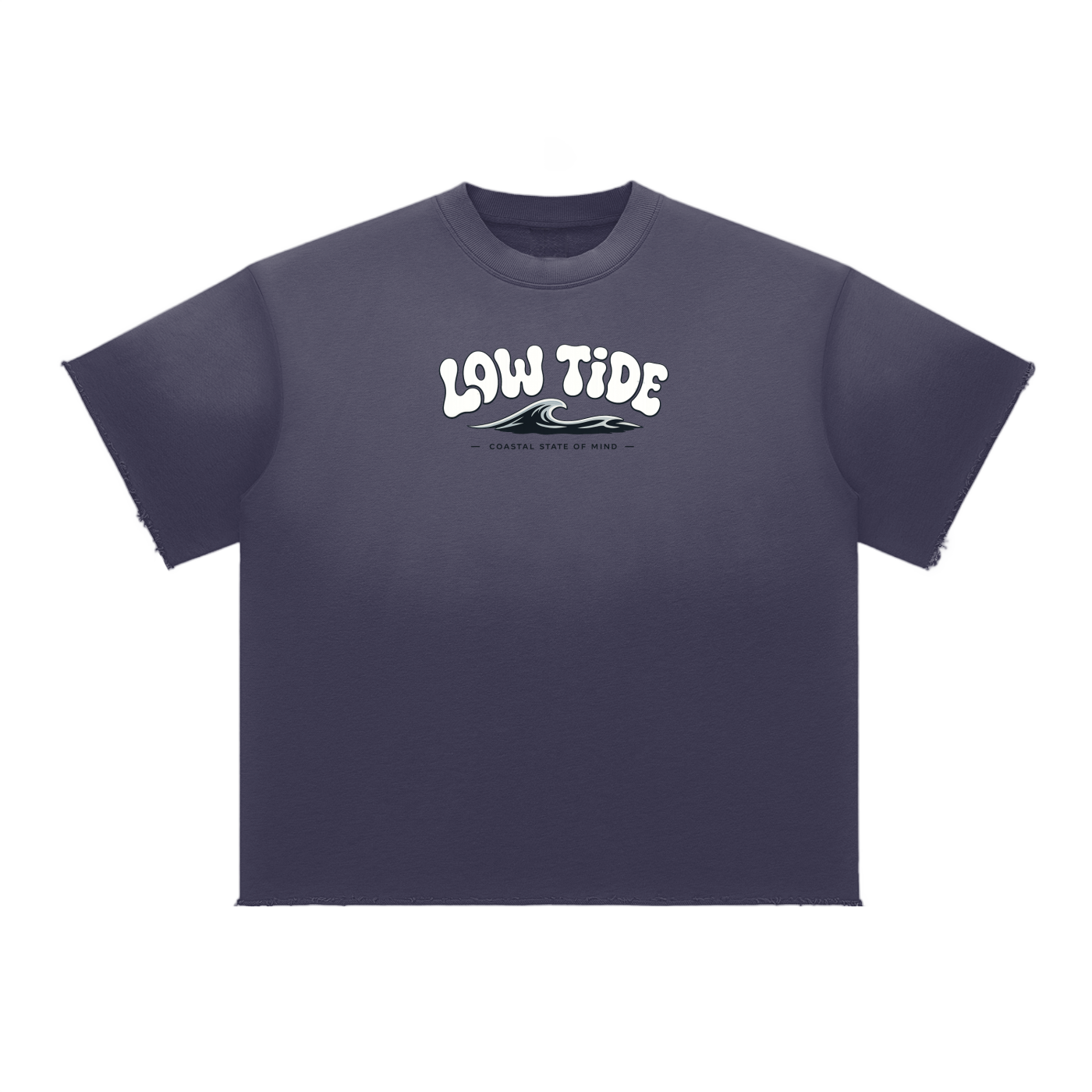 =-Sun Fade Raw Edge T-Shirt-=