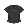 Vintage Washed Bodycon Cotton T-Shirt
