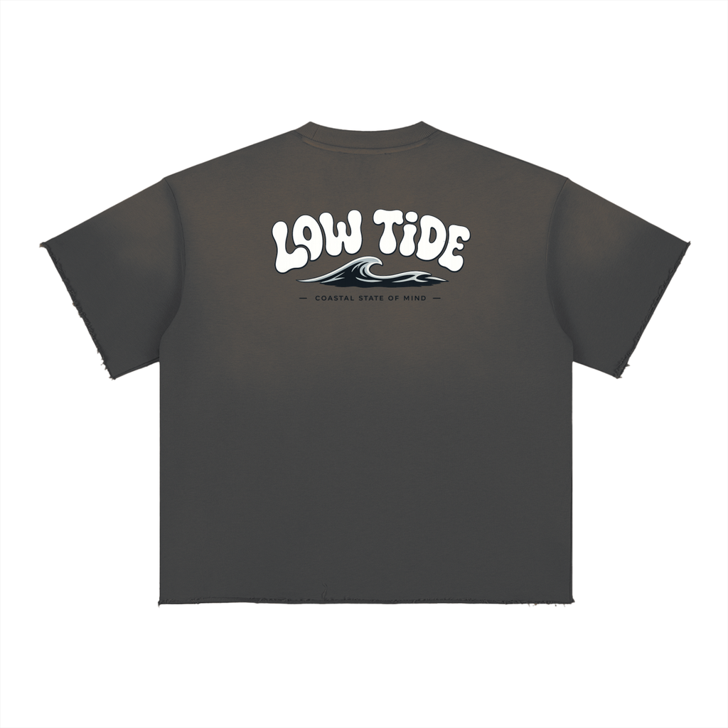 =-Sun Fade Raw Edge T-Shirt-=