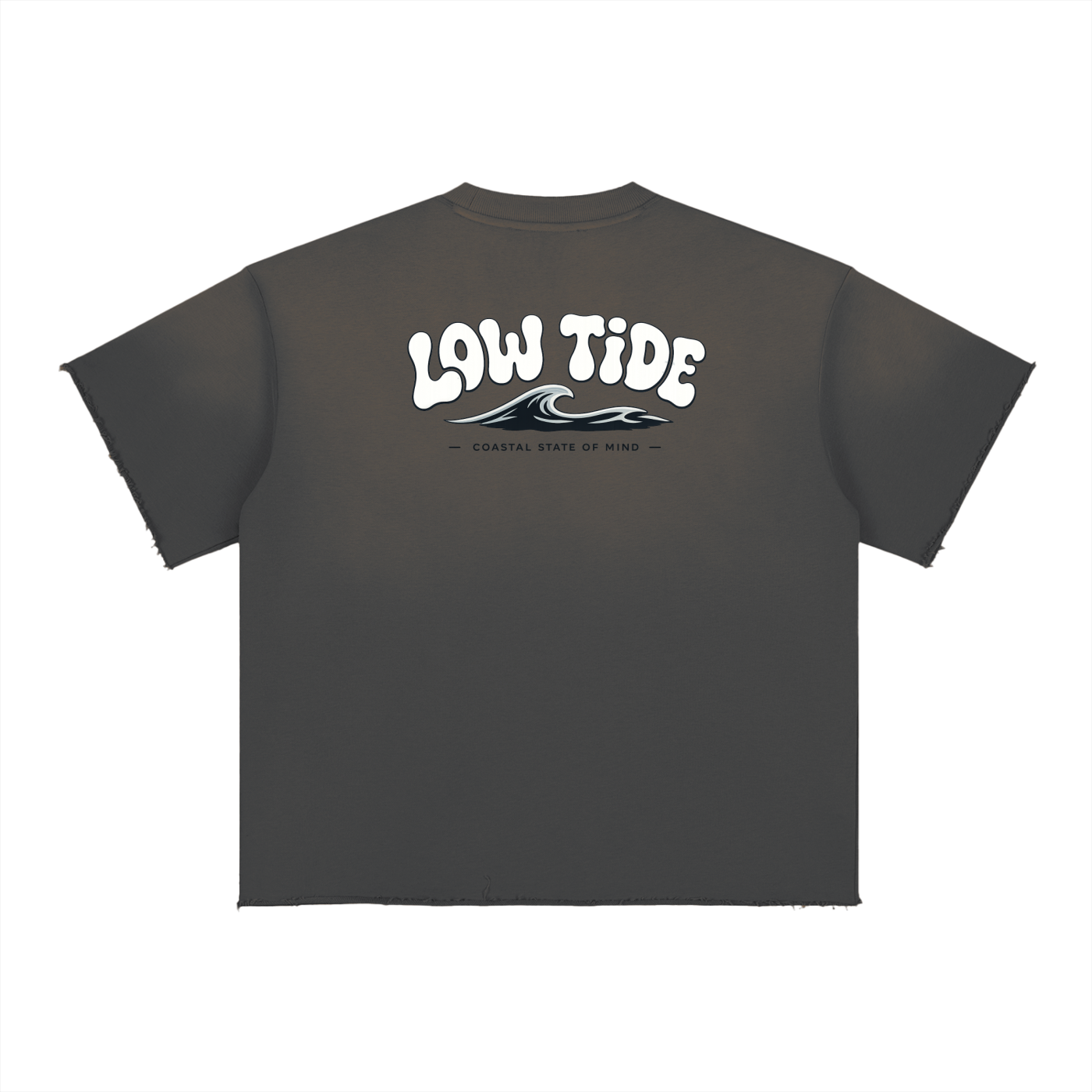 =-Sun Fade Raw Edge T-Shirt-=
