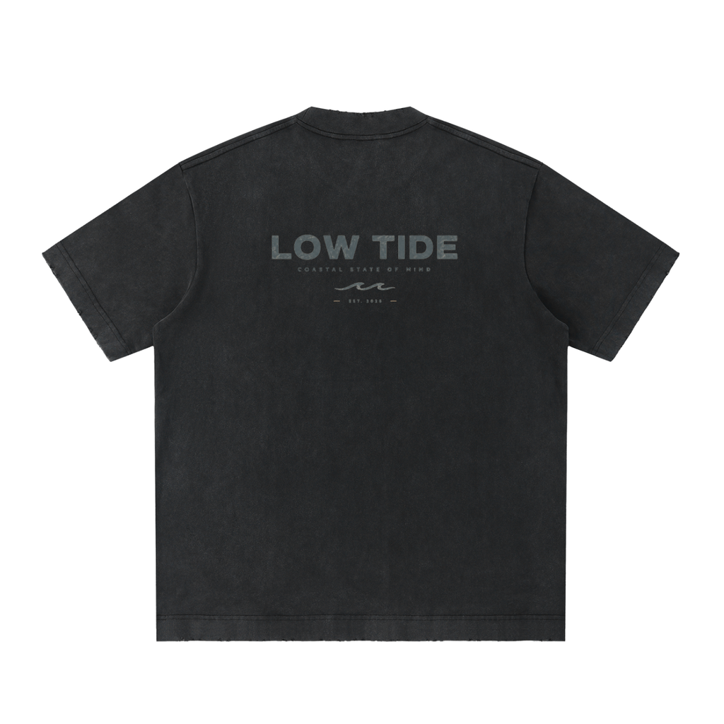 Heavyweight Vintage Washed Frayed T-Shirt