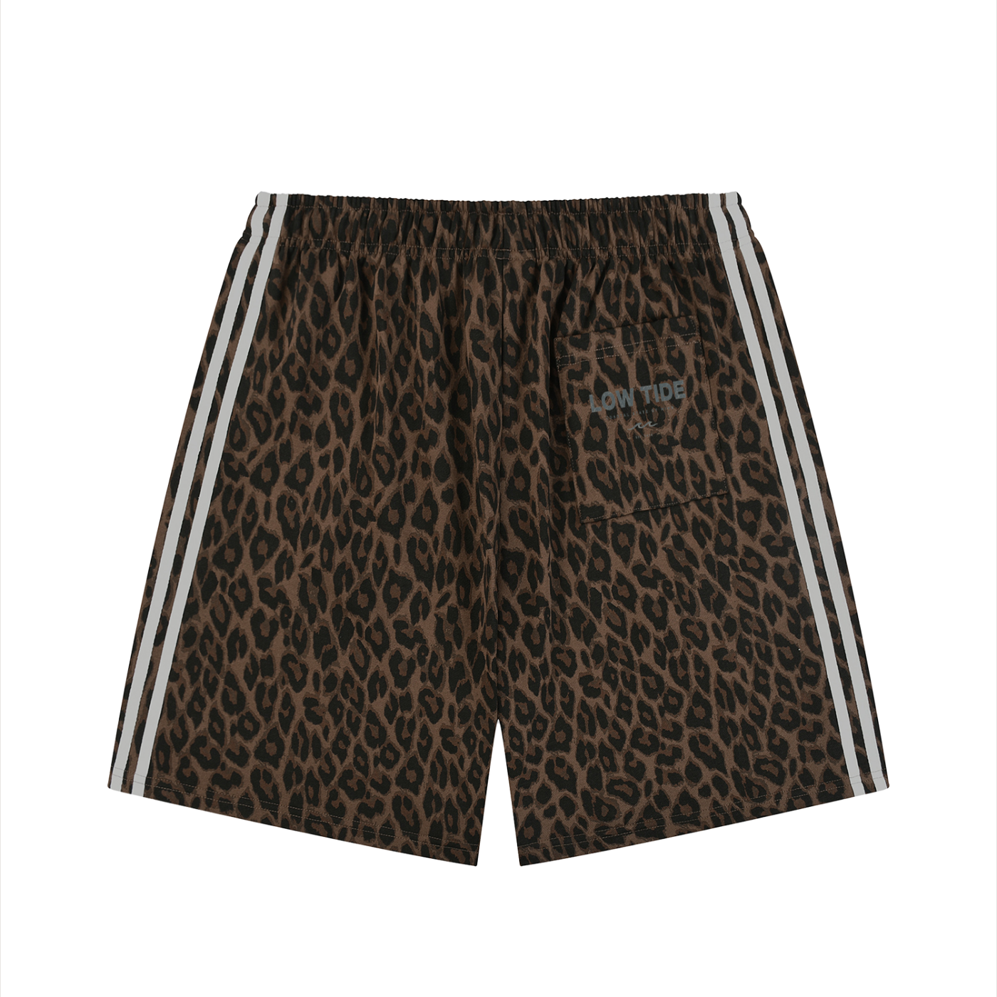 Heavyweight Leopard Drawstring Shorts