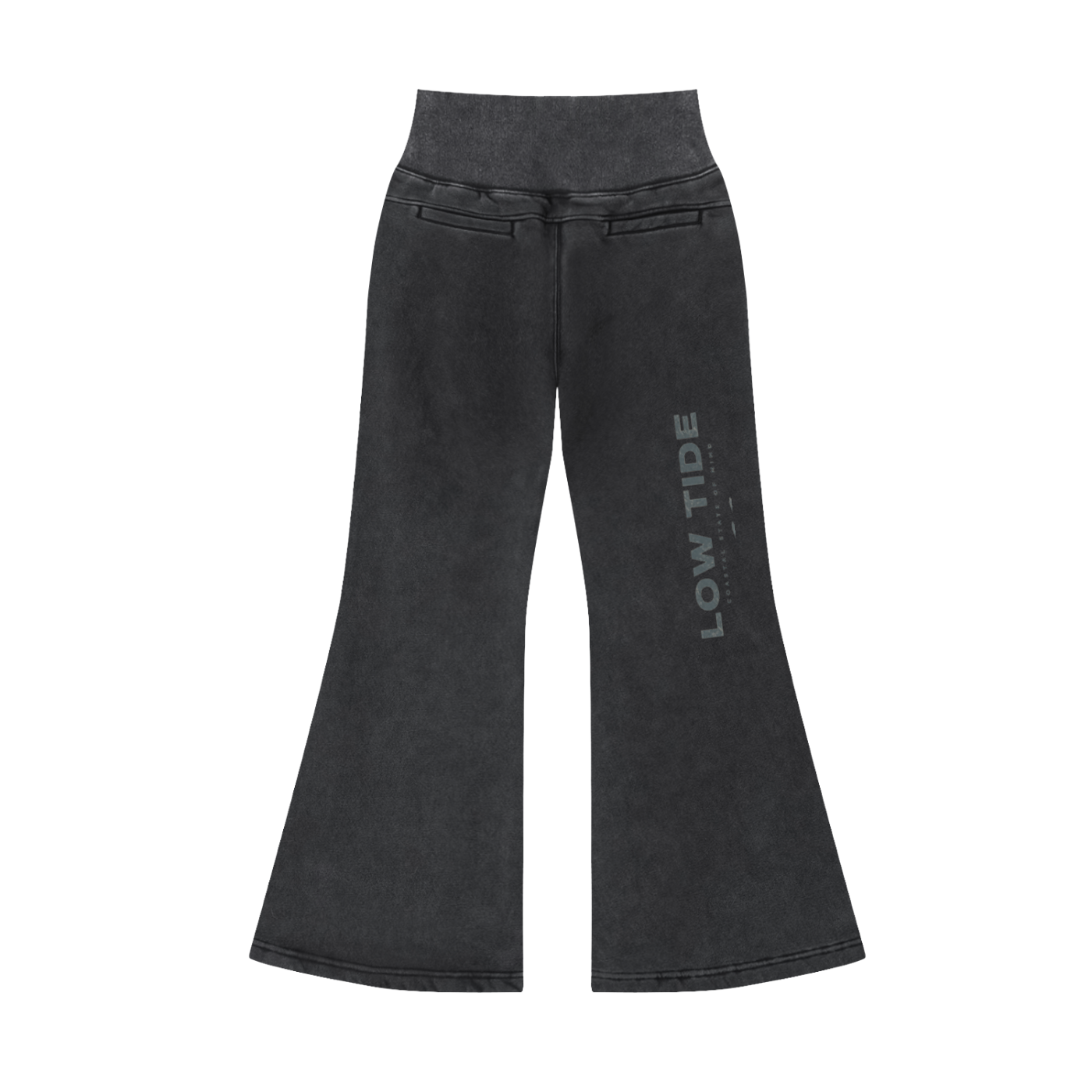 Vintage Washed Flared Fleece Pants