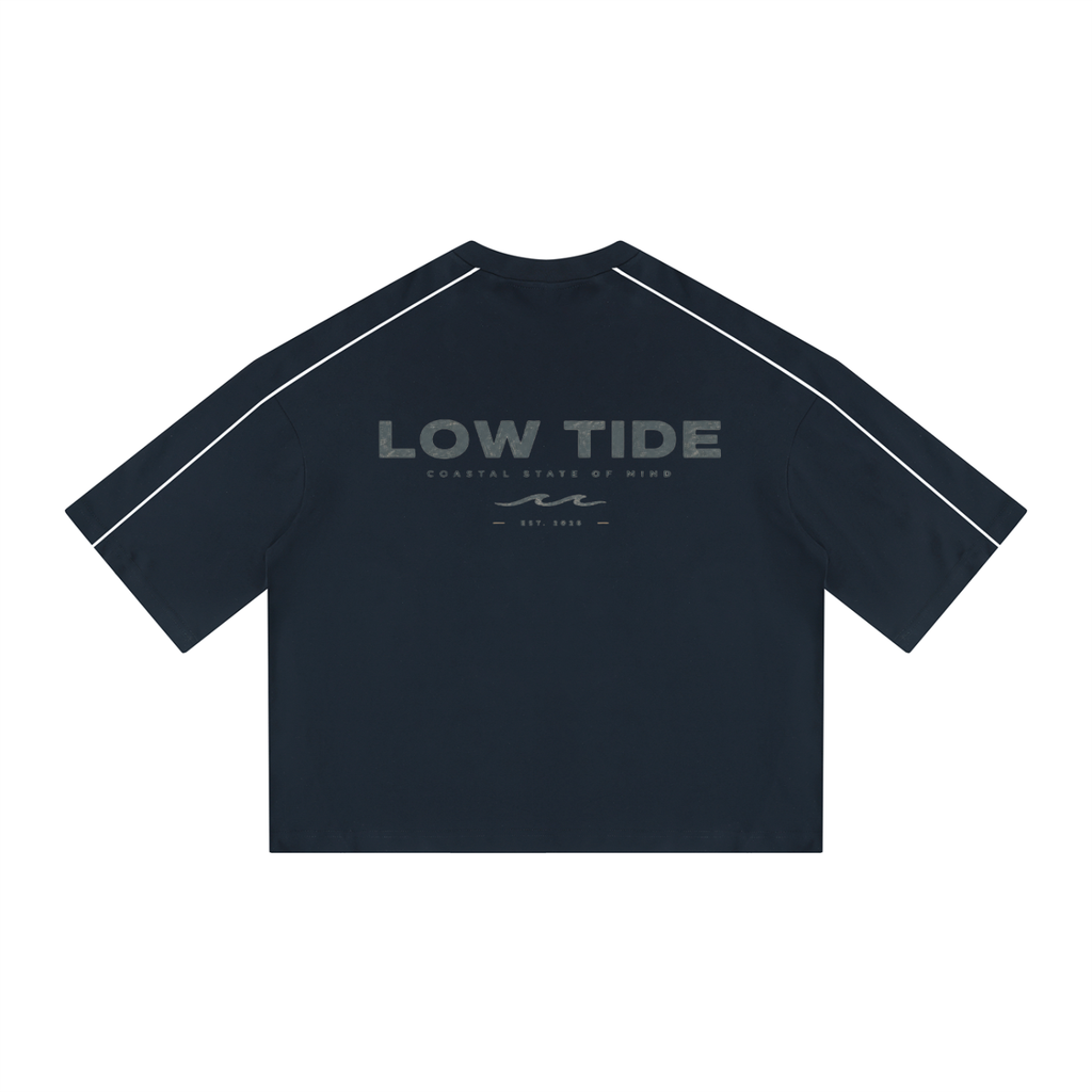 Unisex Heavyweight Boxy Piping T-Shirt