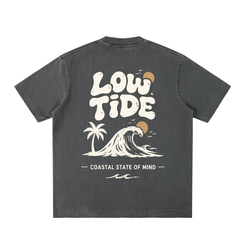 Bubble boo - Heavyweight Vintage Washed Frayed T-Shirt