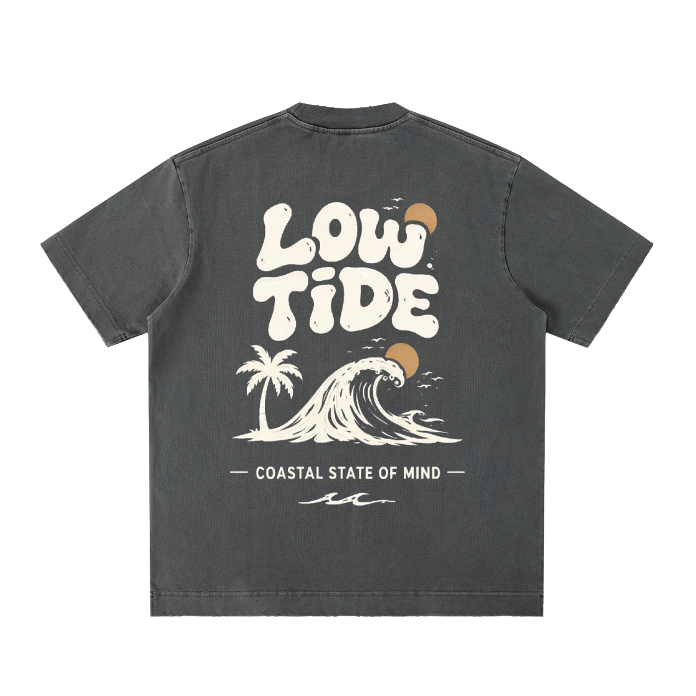 Bubble boo - Heavyweight Vintage Washed Frayed T-Shirt