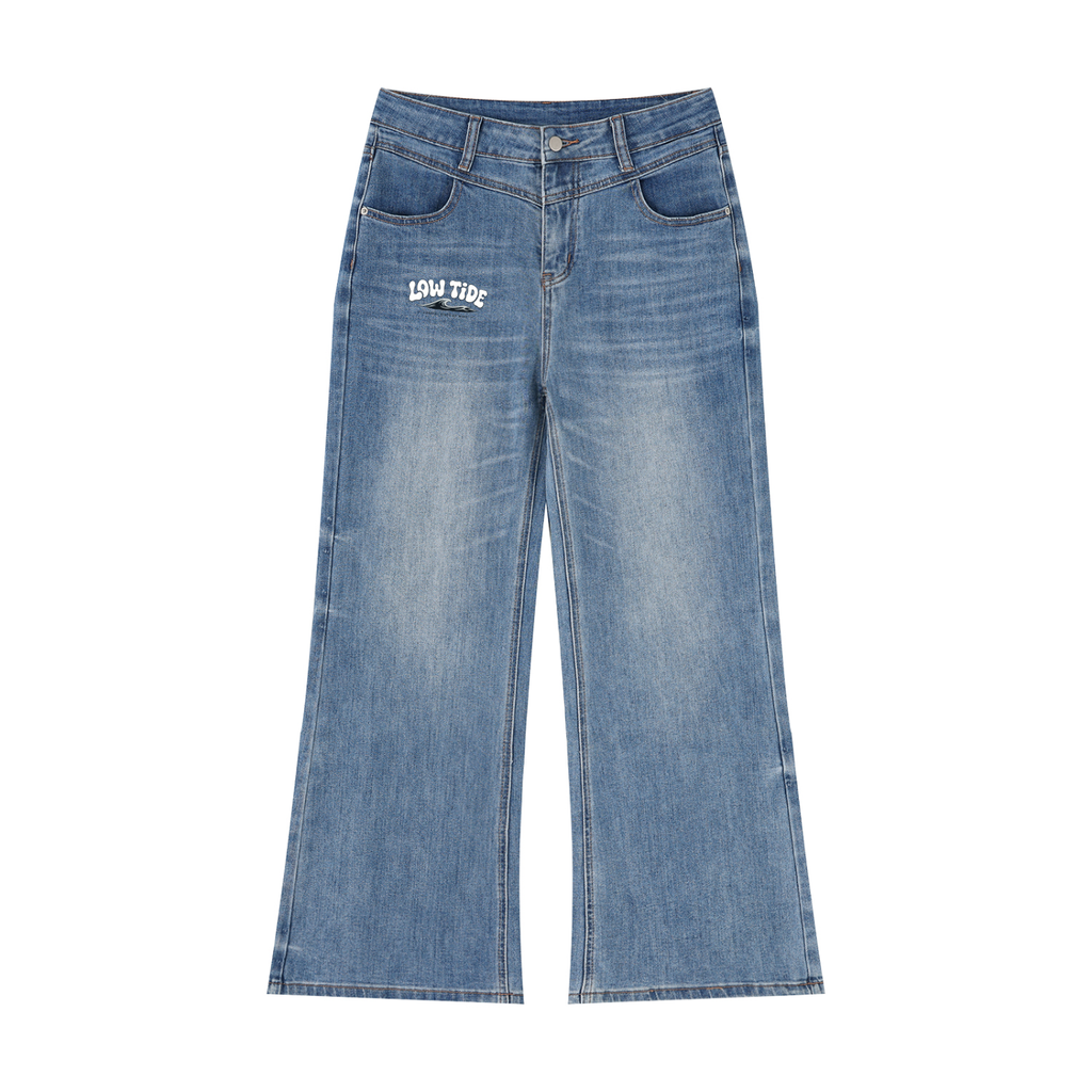 Women’s Vintage Wash Wide Leg Jeans