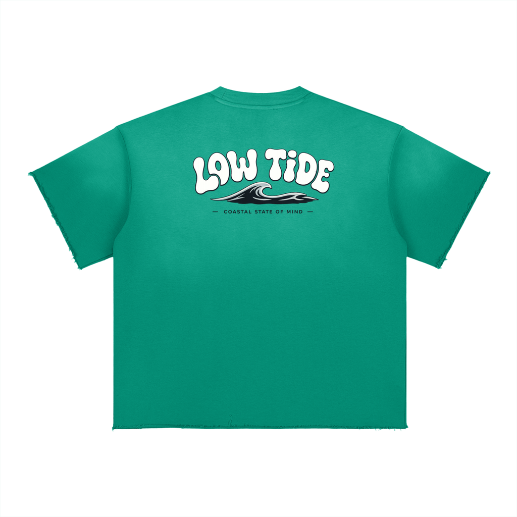 =-Sun Fade Raw Edge T-Shirt-=