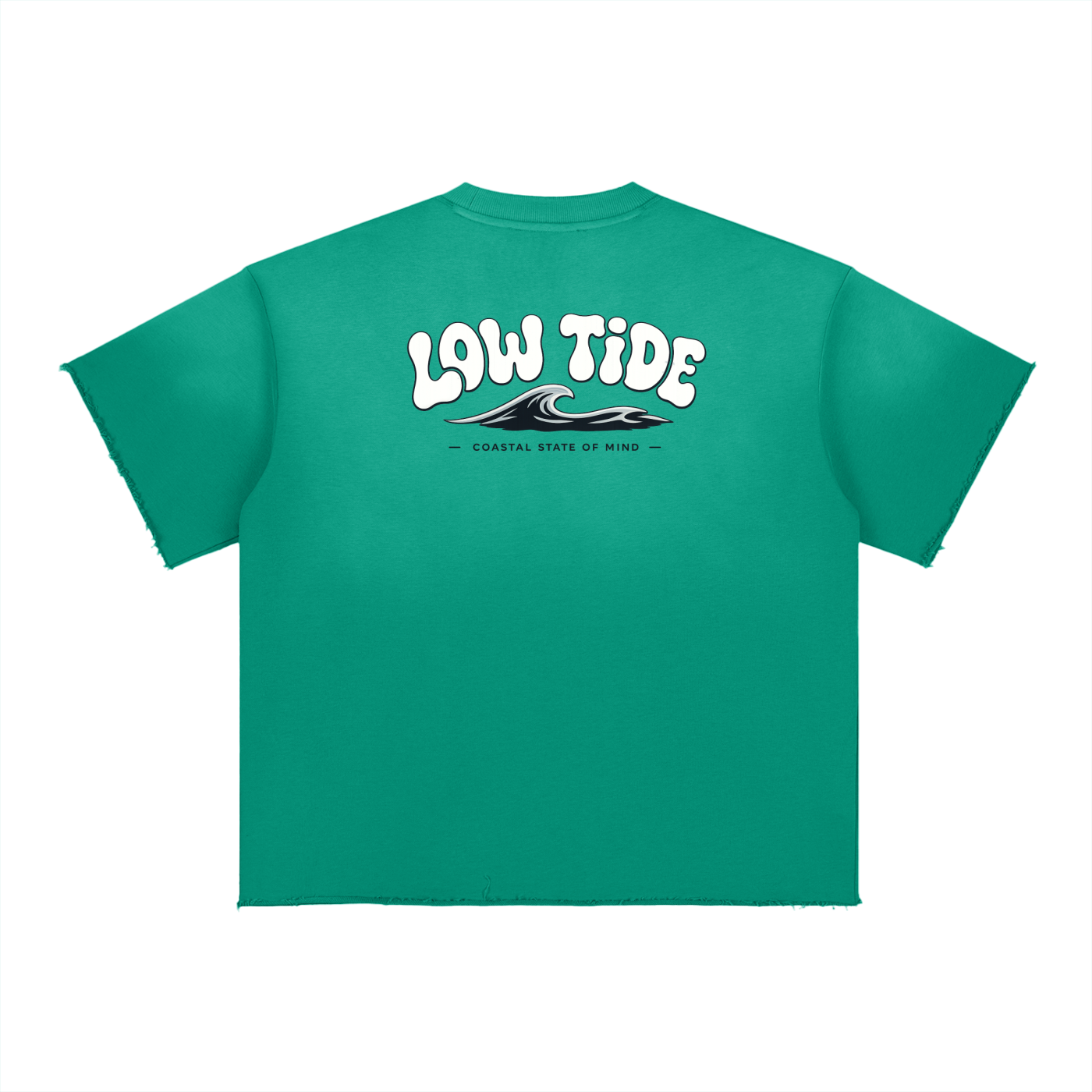 =-Sun Fade Raw Edge T-Shirt-=