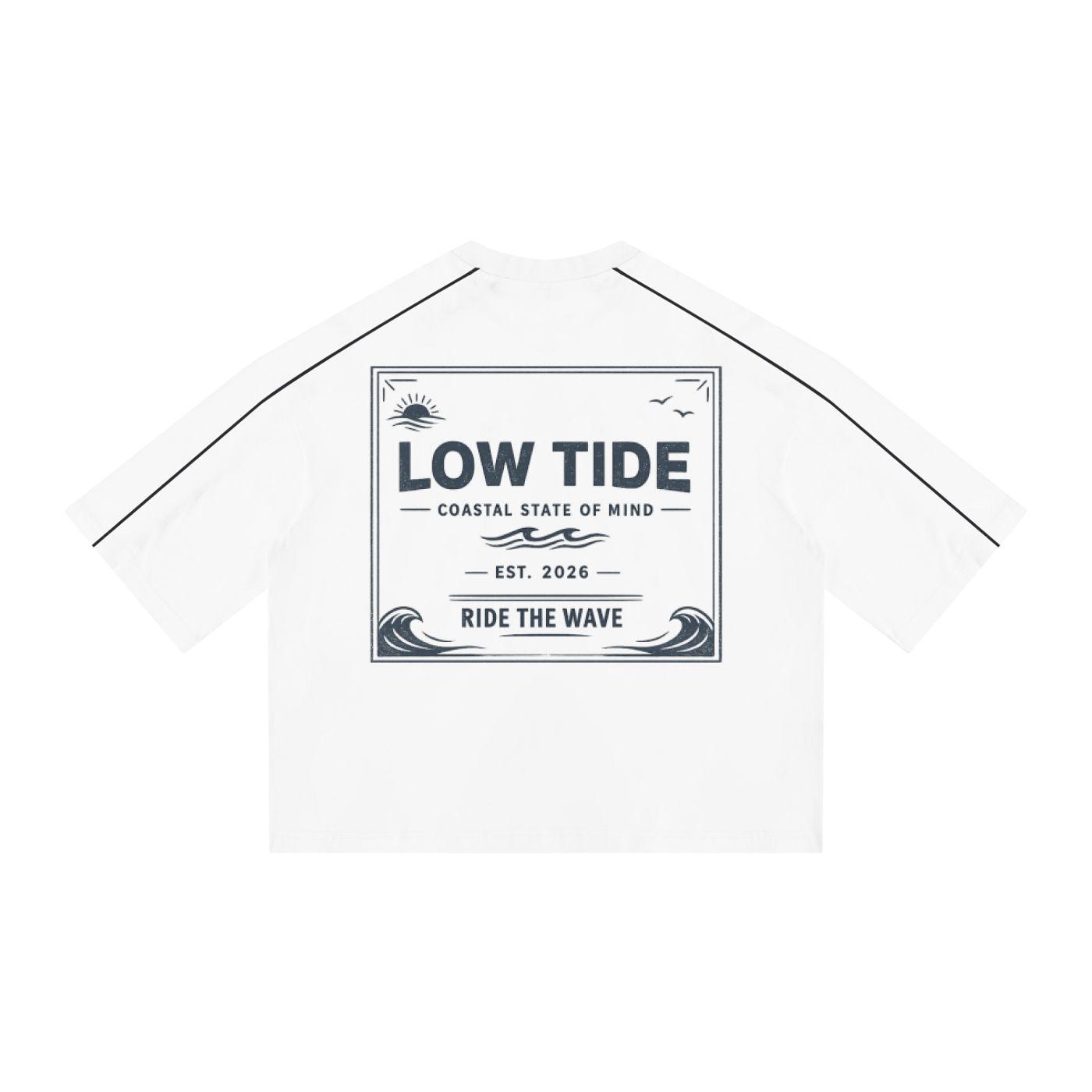 R-Ride the wave Boxy Tee