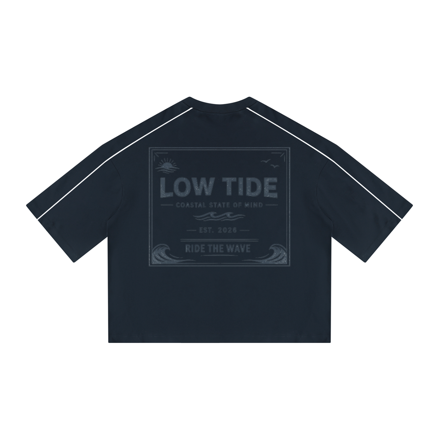 R-Ride the wave Boxy Tee