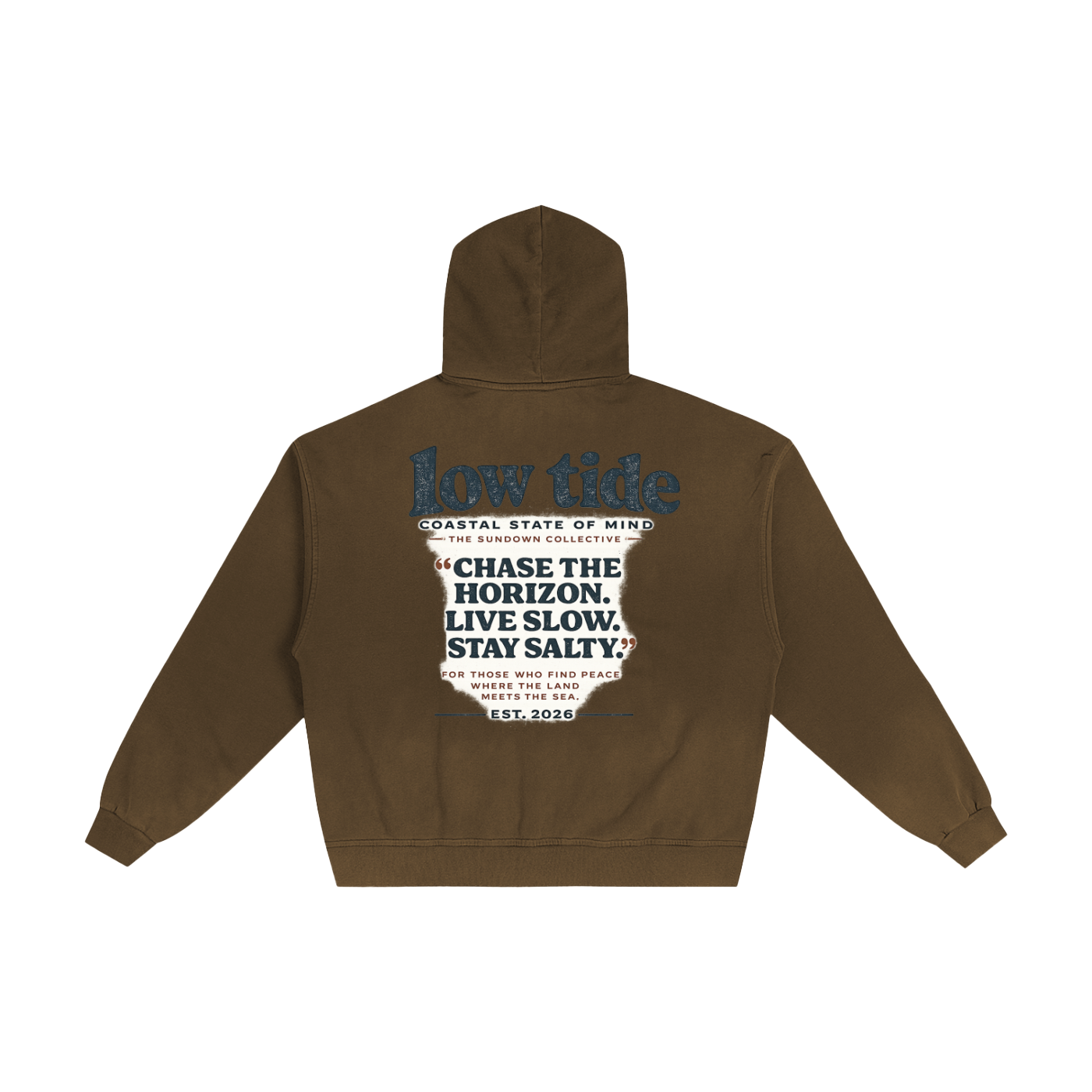 Sundown collective -Hand-Frayed Sunfade Zip Hoodie-