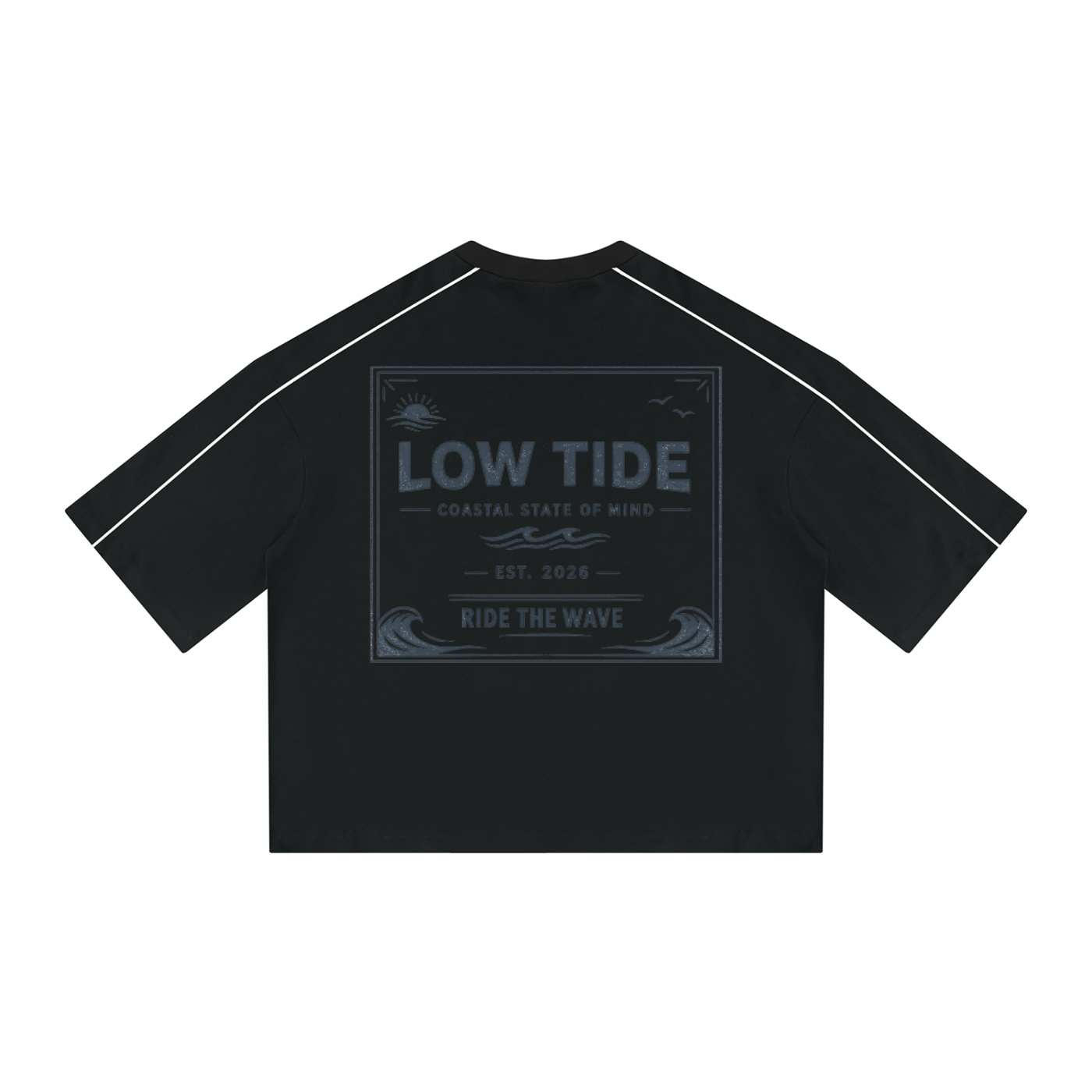 R-Ride the wave Boxy Tee