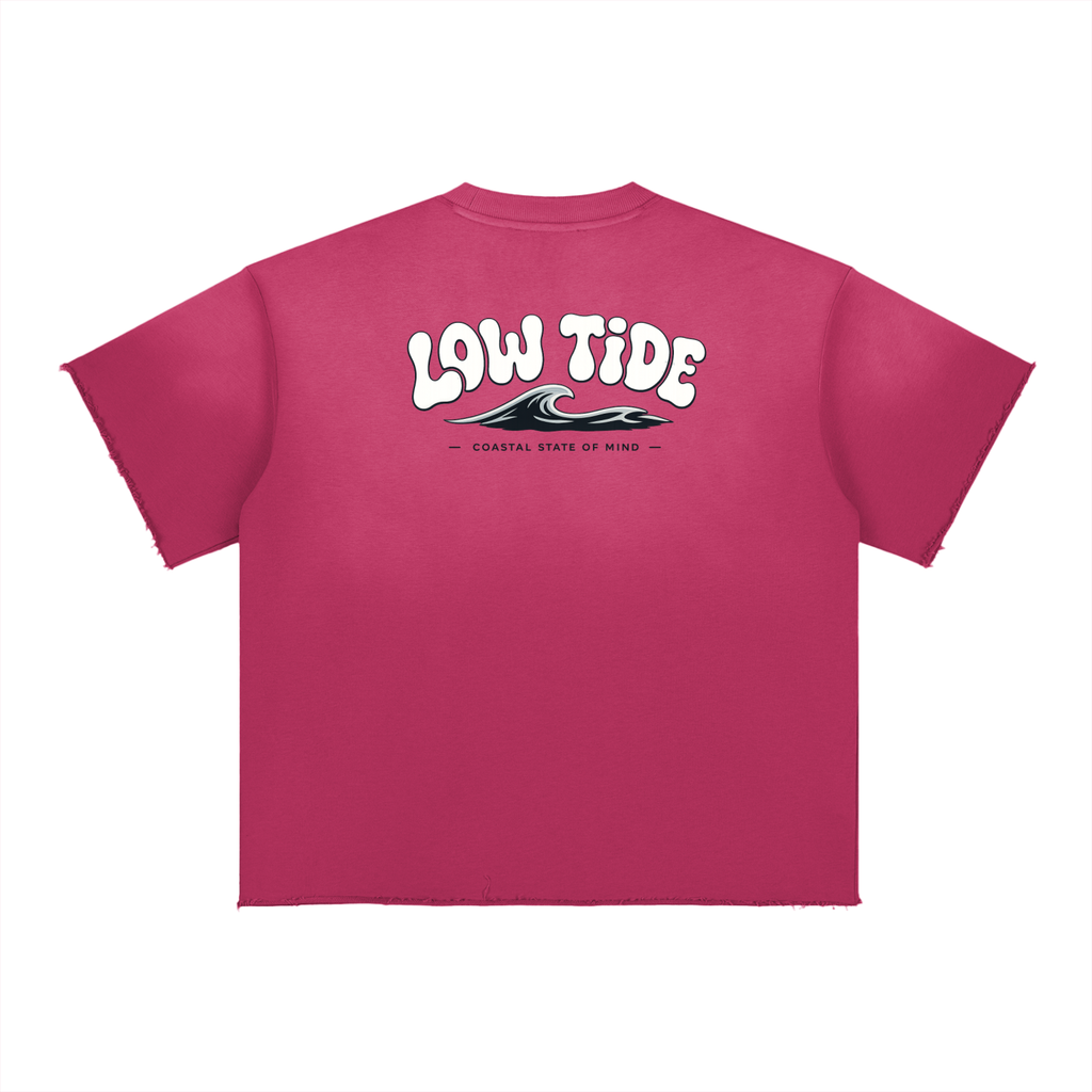 =-Sun Fade Raw Edge T-Shirt-=