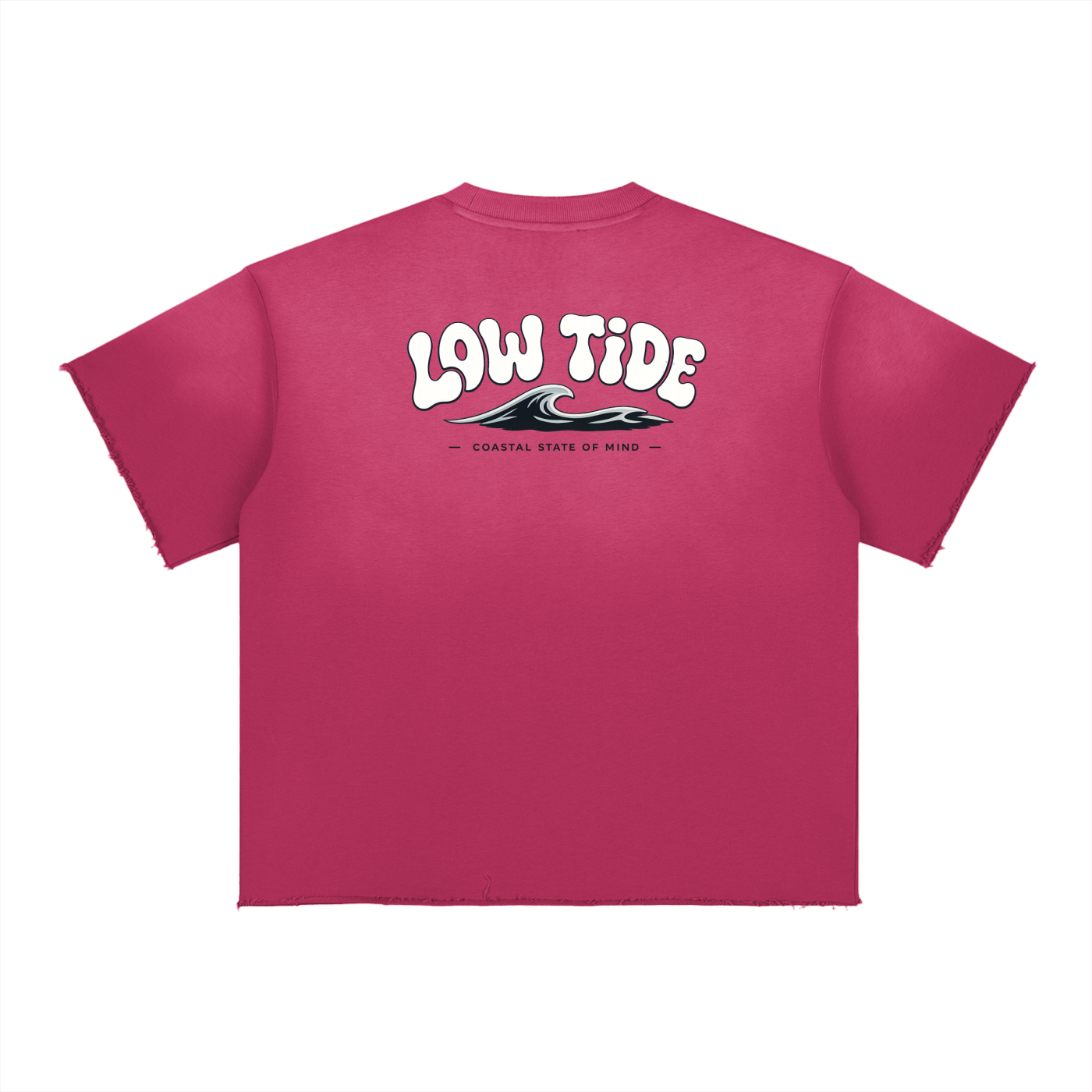 =-Sun Fade Raw Edge T-Shirt-=