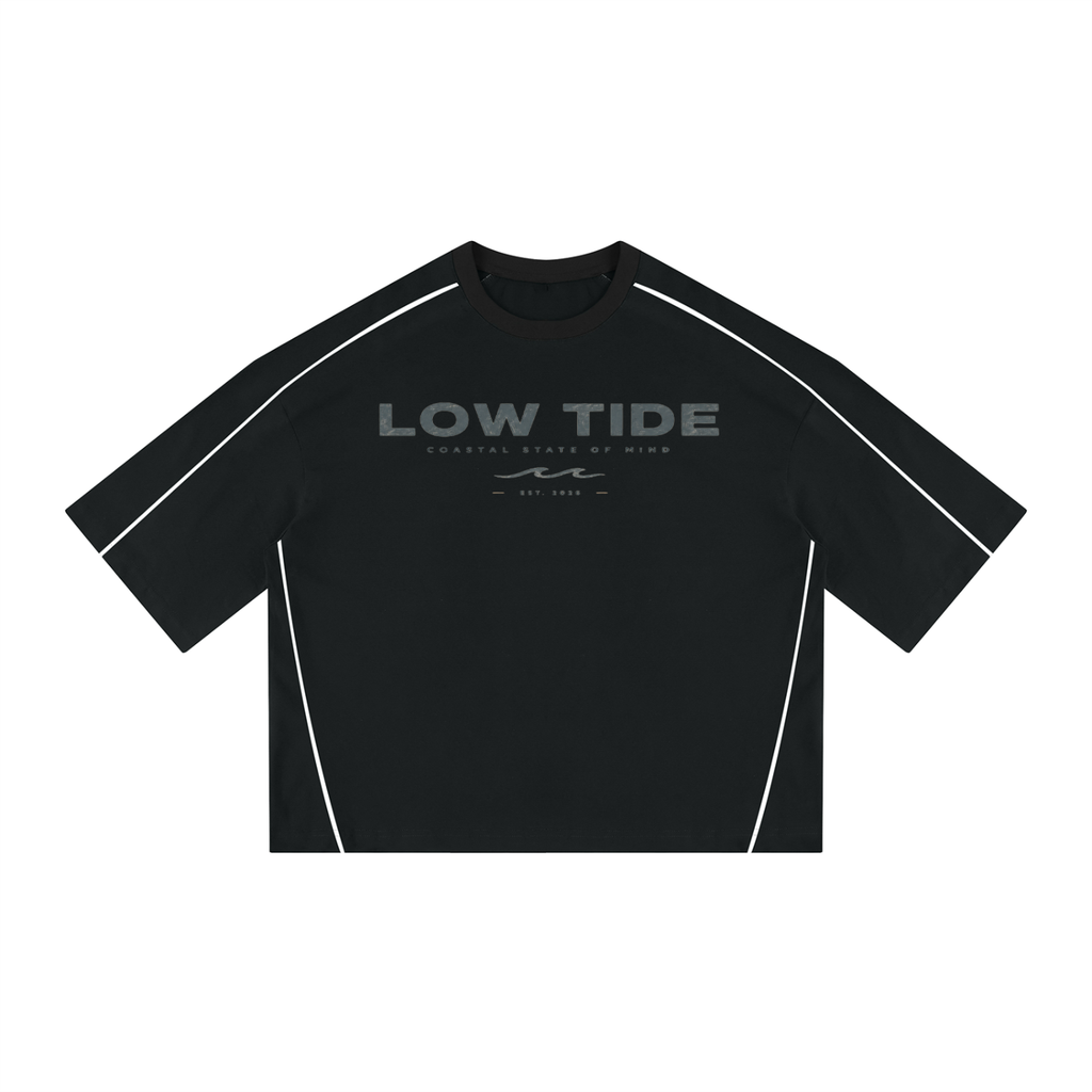 Unisex Heavyweight Boxy Piping T-Shirt