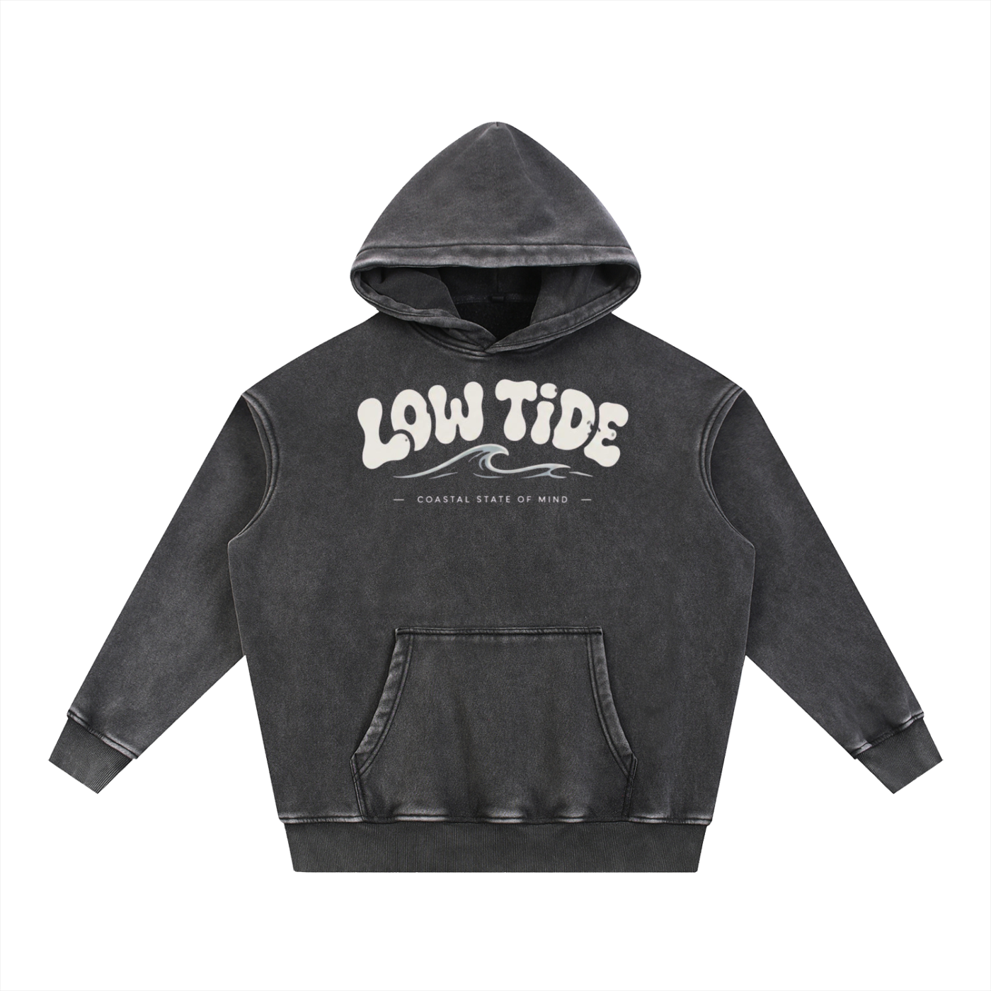 Snow Wash Fleece Oversize Hoodie