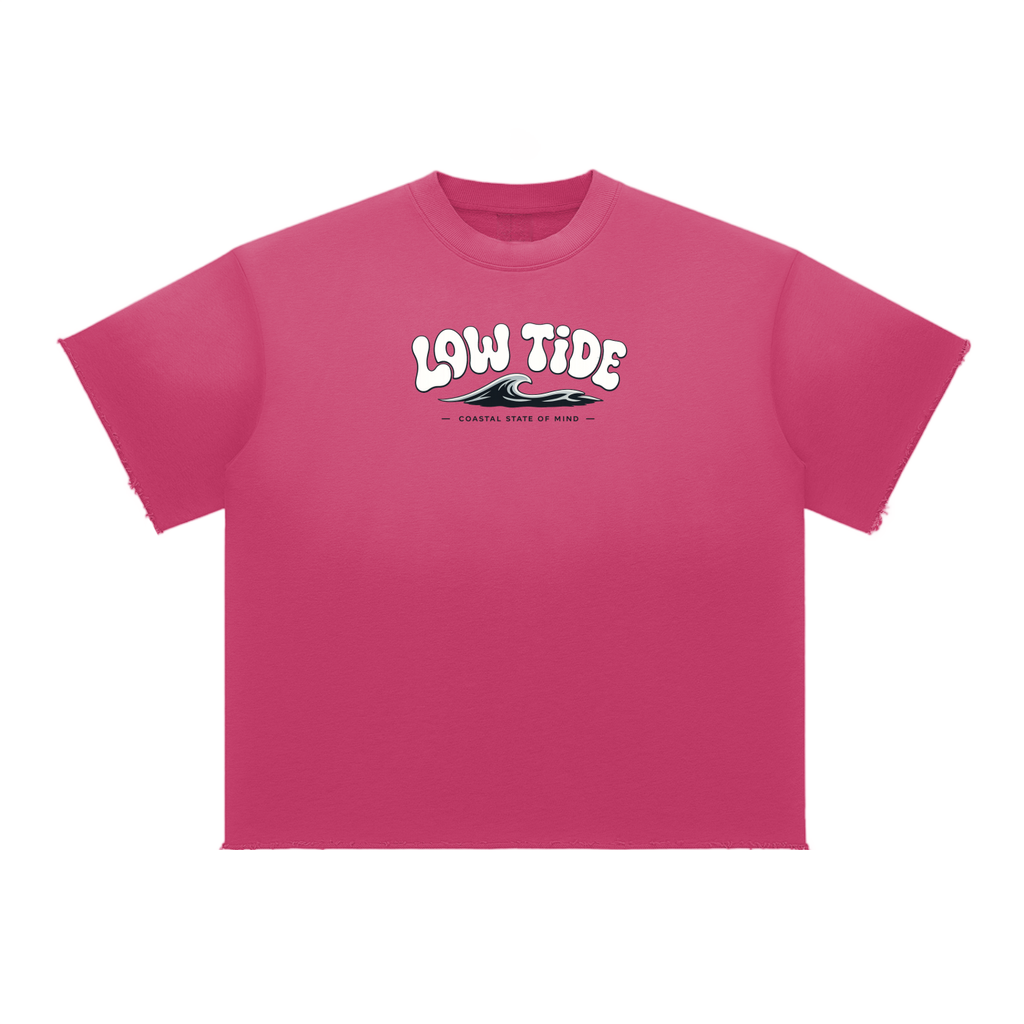 =-Sun Fade Raw Edge T-Shirt-=