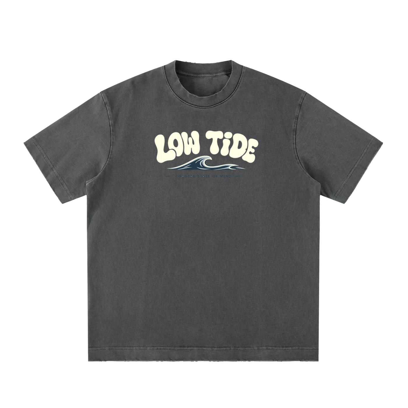 Bubble boo - Heavyweight Vintage Washed Frayed T-Shirt