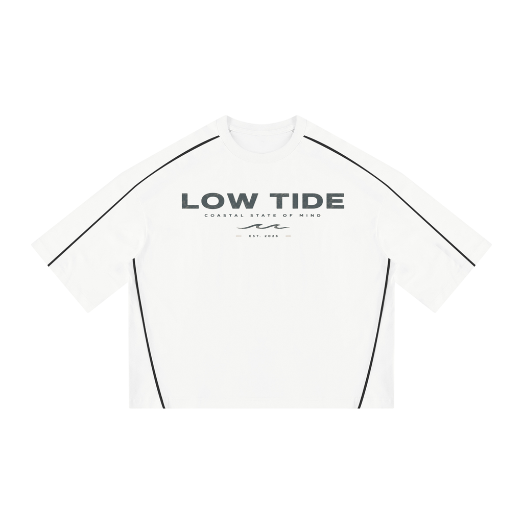 Unisex Heavyweight Boxy Piping T-Shirt