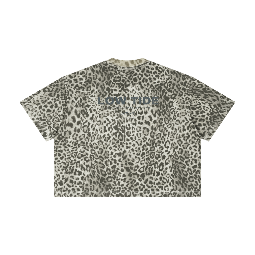 Unisex Leopard Print Boxy T-Shirt