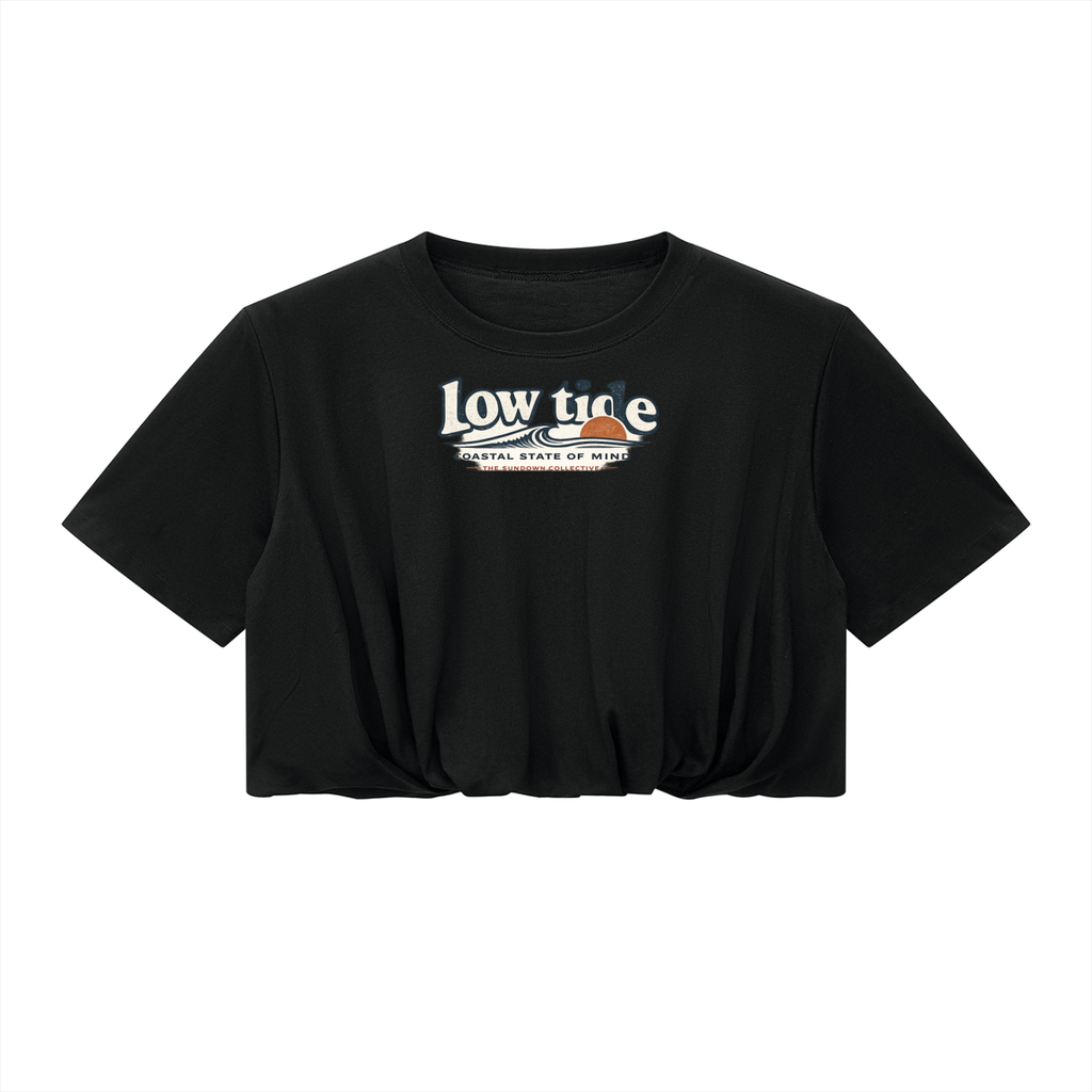 Women’s Crop Bubble Hem T-Shirt