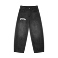 Men's Sunfade Vintage Wash Barrel Leg Jeans
