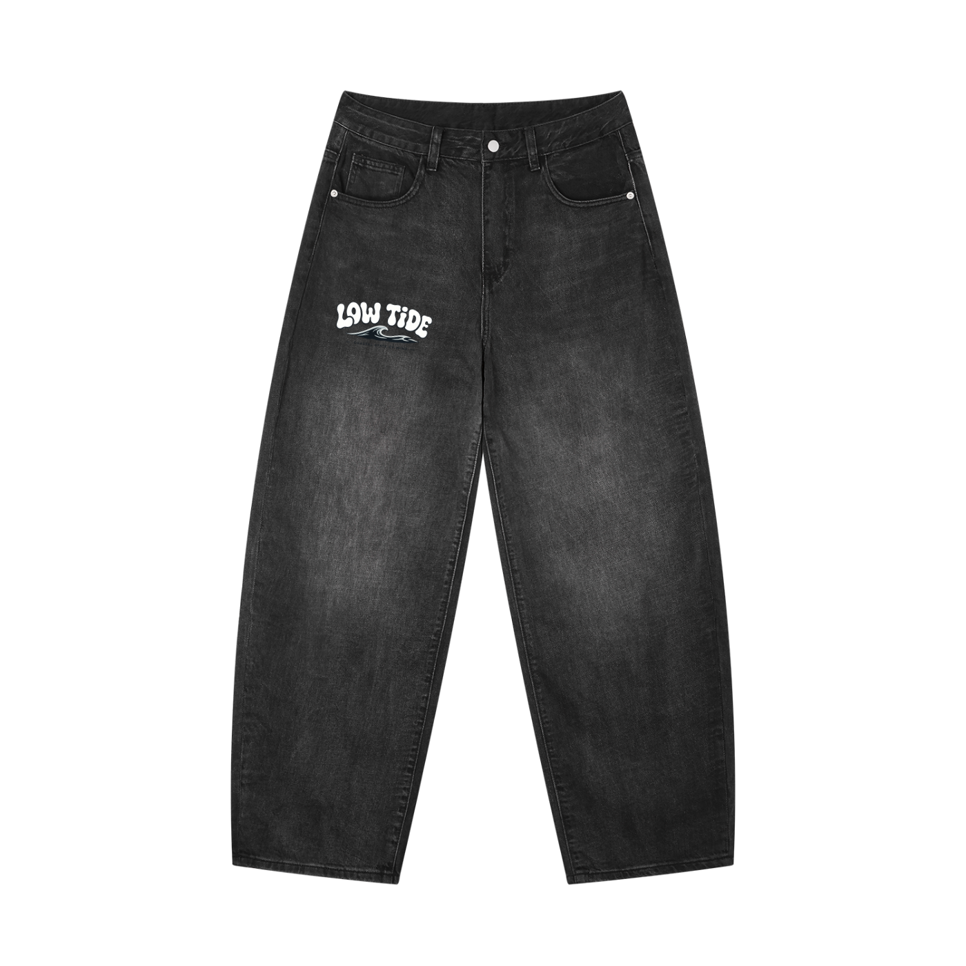Men's Sunfade Vintage Wash Barrel Leg Jeans